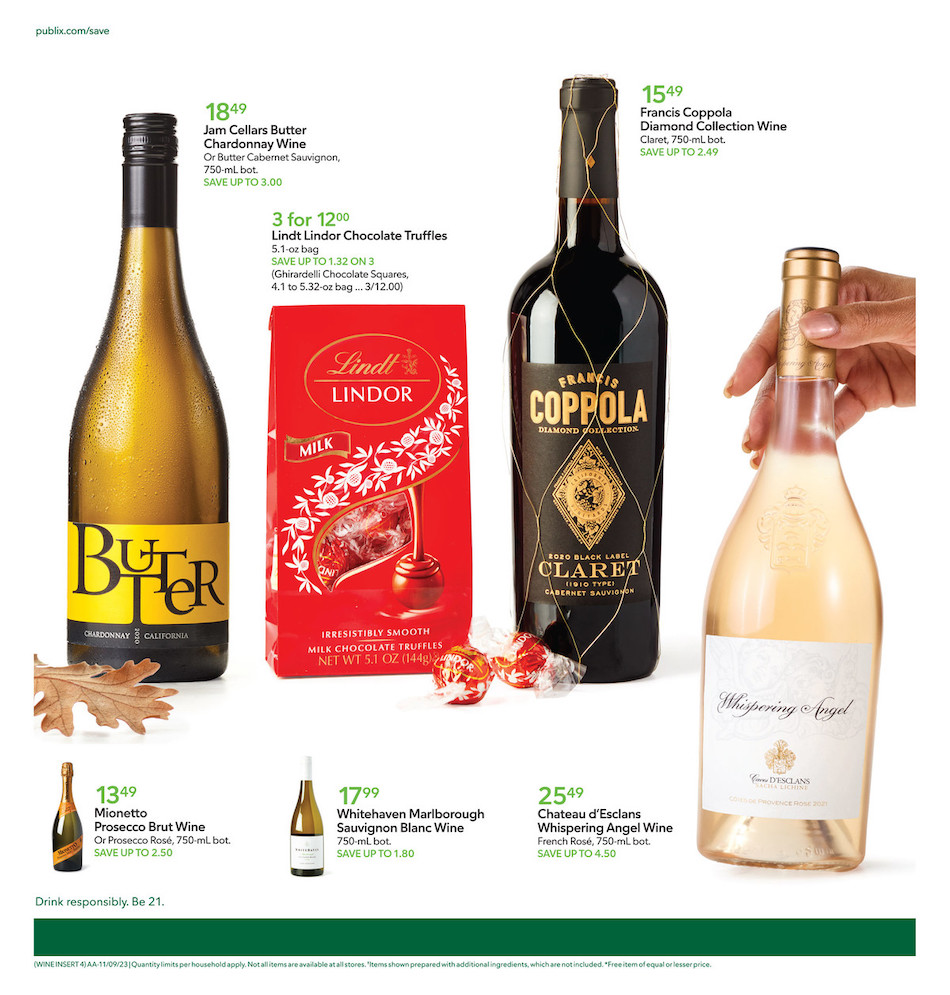 Publix Weekly Ad 8th – 14th November 2023 Page 12