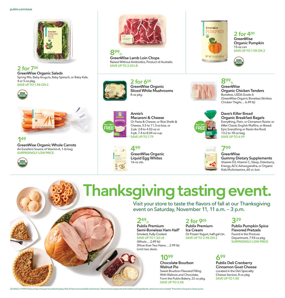 Publix Weekly Ad 8th – 14th November 2023 Page 2