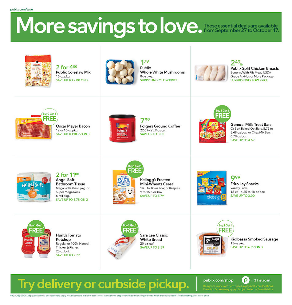 Publix Weekly Ad 11th – 17th October 2023 Page 17