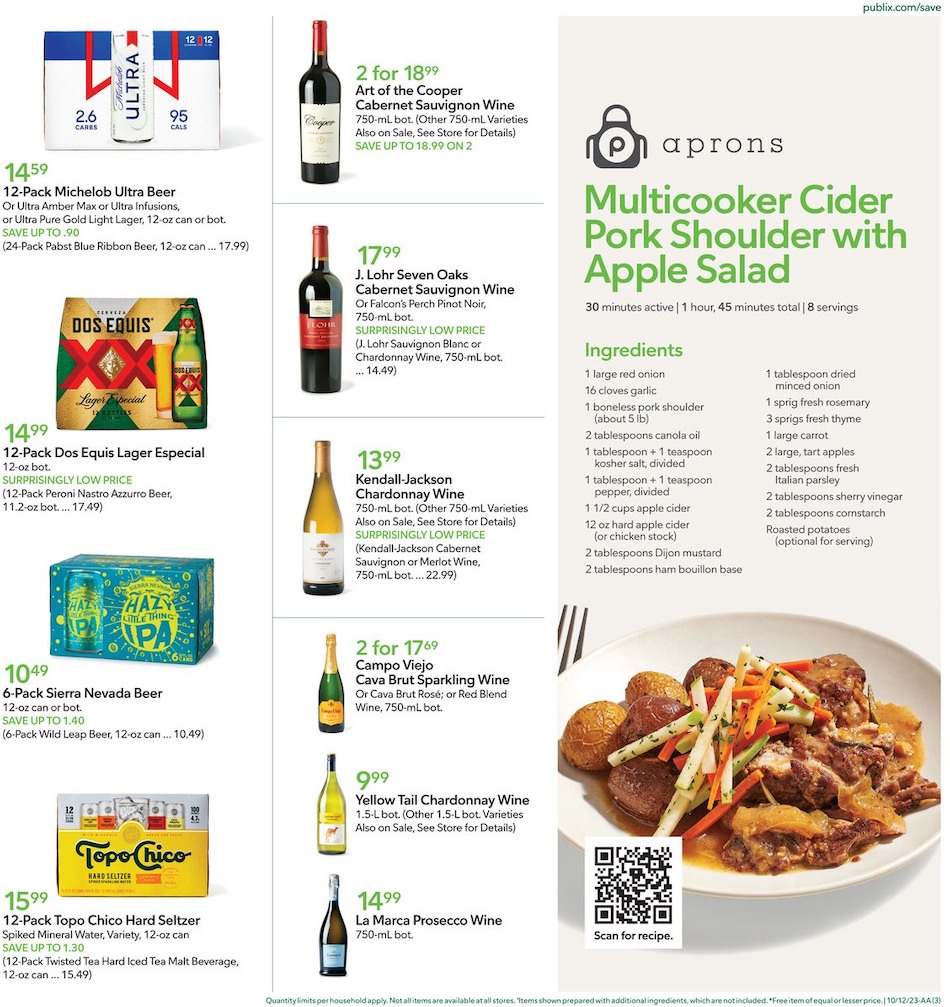 Publix Weekly Ad 11th – 17th October 2023 Page 3