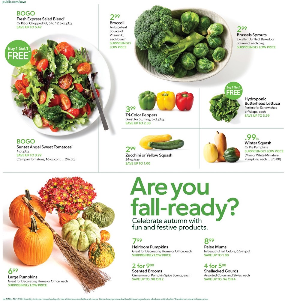 Publix Weekly Ad 11th – 17th October 2023 Page 6