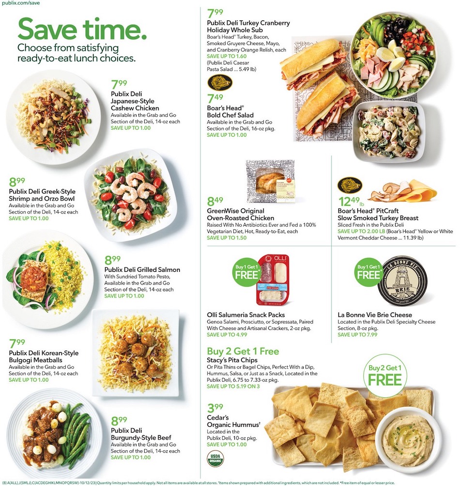 Publix Weekly Ad 11th – 17th October 2023 Page 8