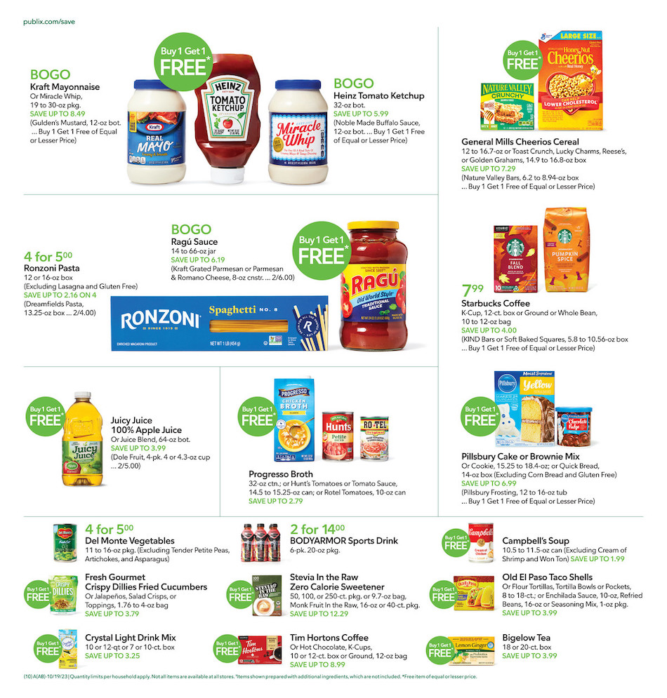 Publix Weekly Ad 18th – 24th October 2023 Page 10