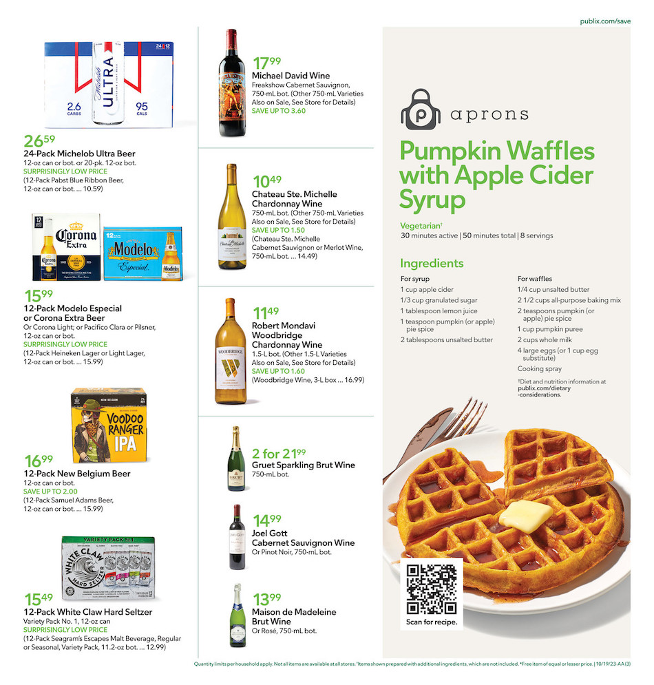 Publix Weekly Ad 18th – 24th October 2023 Page 3