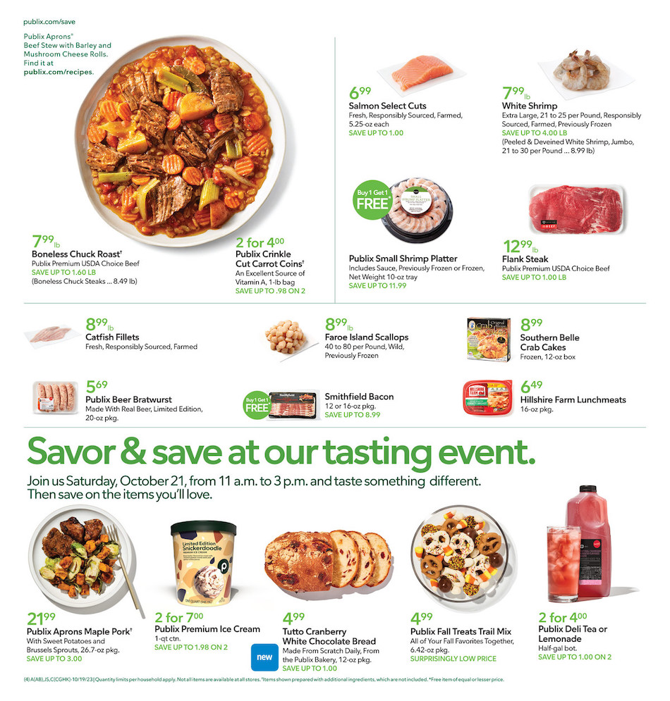Publix Weekly Ad 18th – 24th October 2023 Page 4