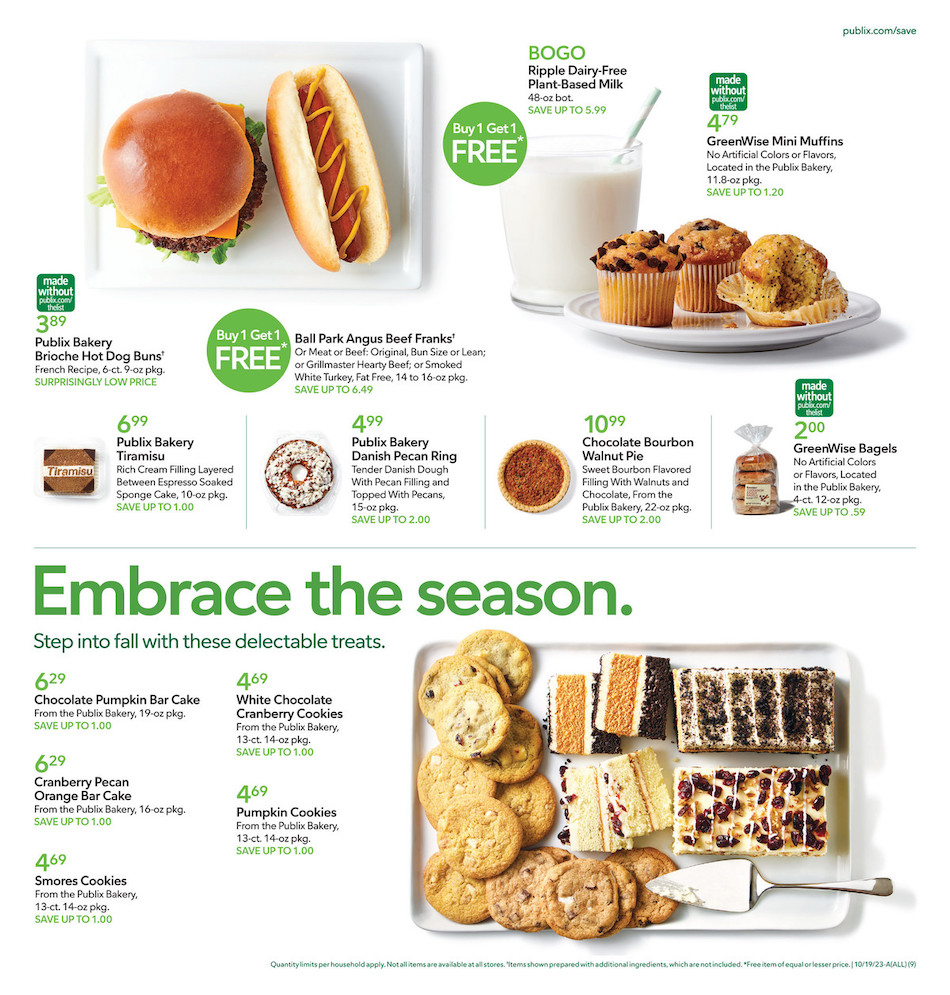 Publix Weekly Ad 18th – 24th October 2023 Page 9