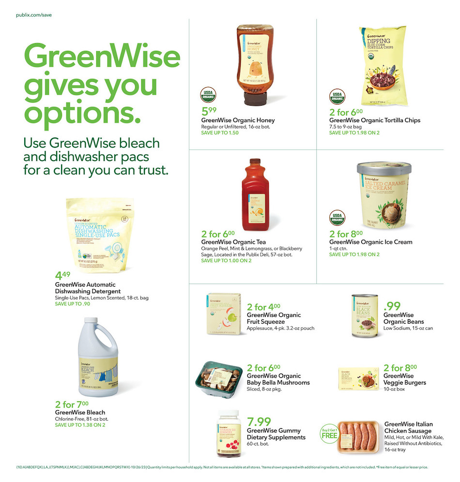 Publix Weekly Ad 25th – 31st October 2023 Page 10
