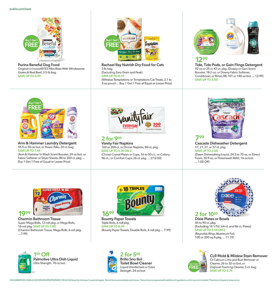 Publix Weekly Ad 25th – 31st October 2023 Page 16