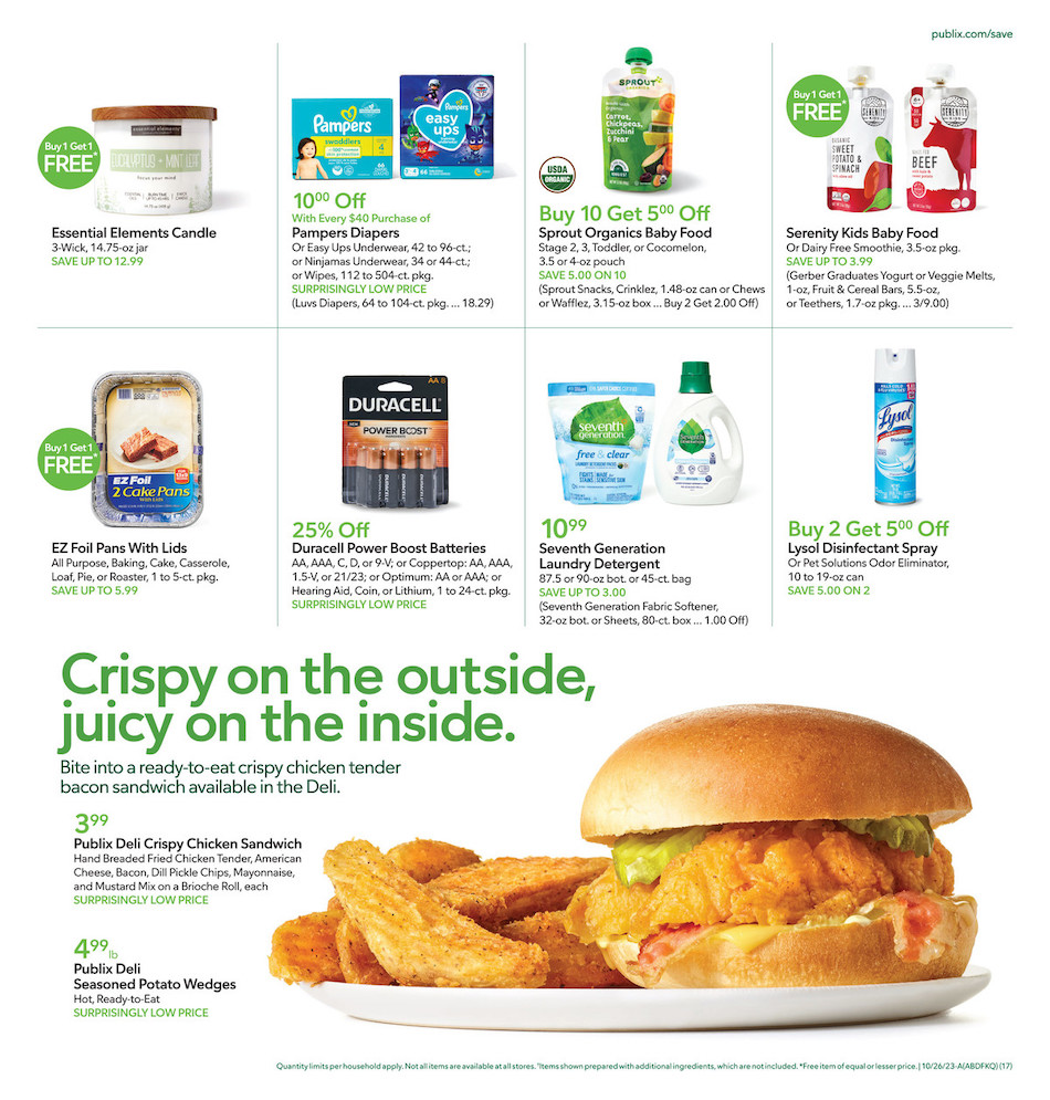 Publix Weekly Ad 25th – 31st October 2023 Page 17
