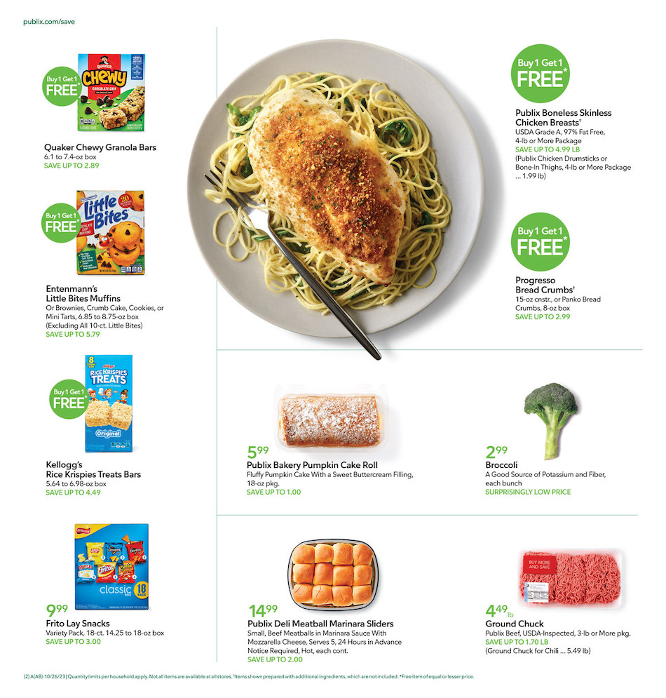 Publix Weekly Ad 25th – 31st October 2023 Page 2