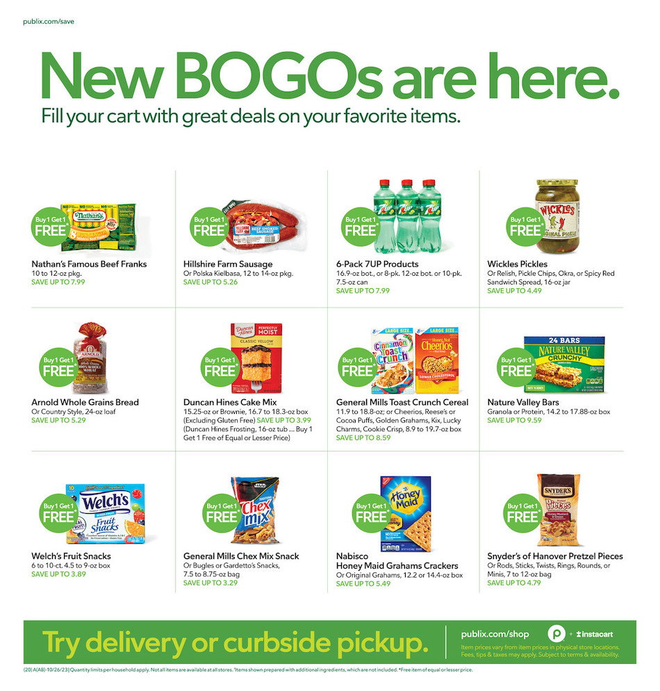Publix Weekly Ad 25th – 31st October 2023 Page 20