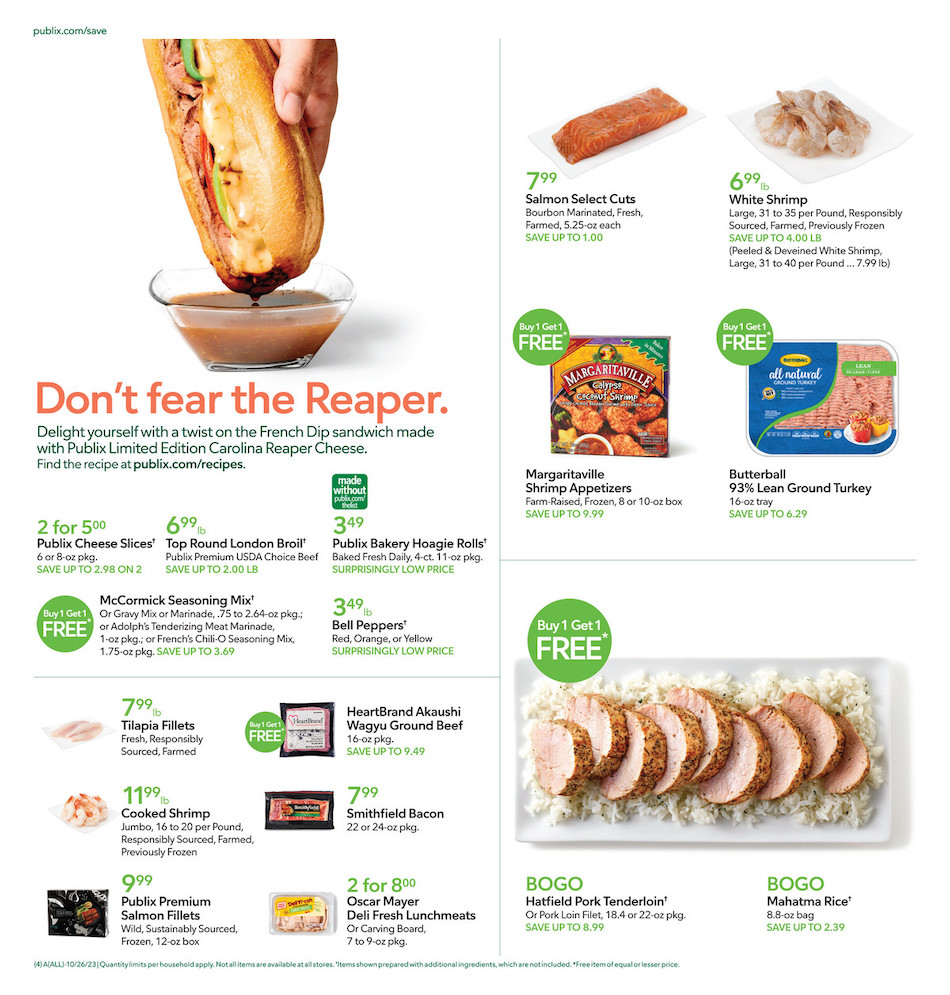 Publix Weekly Ad 25th – 31st October 2023 Page 4