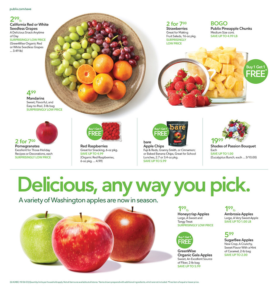 Publix Weekly Ad 25th – 31st October 2023 Page 6