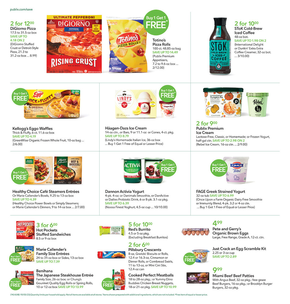 Publix Weekly Ad 4th – 10th October 2023 Page 14