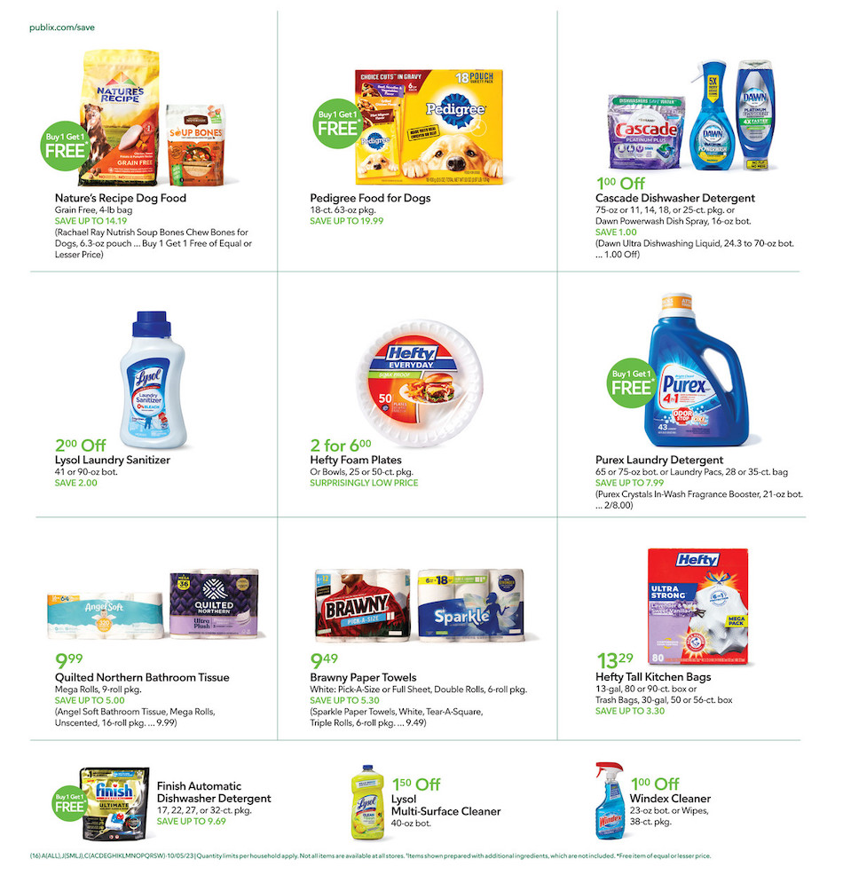Publix Weekly Ad 4th – 10th October 2023 Page 16