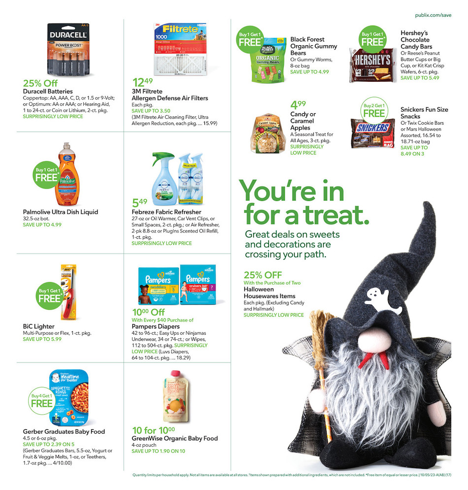 Publix Weekly Ad 4th – 10th October 2023 Page 17