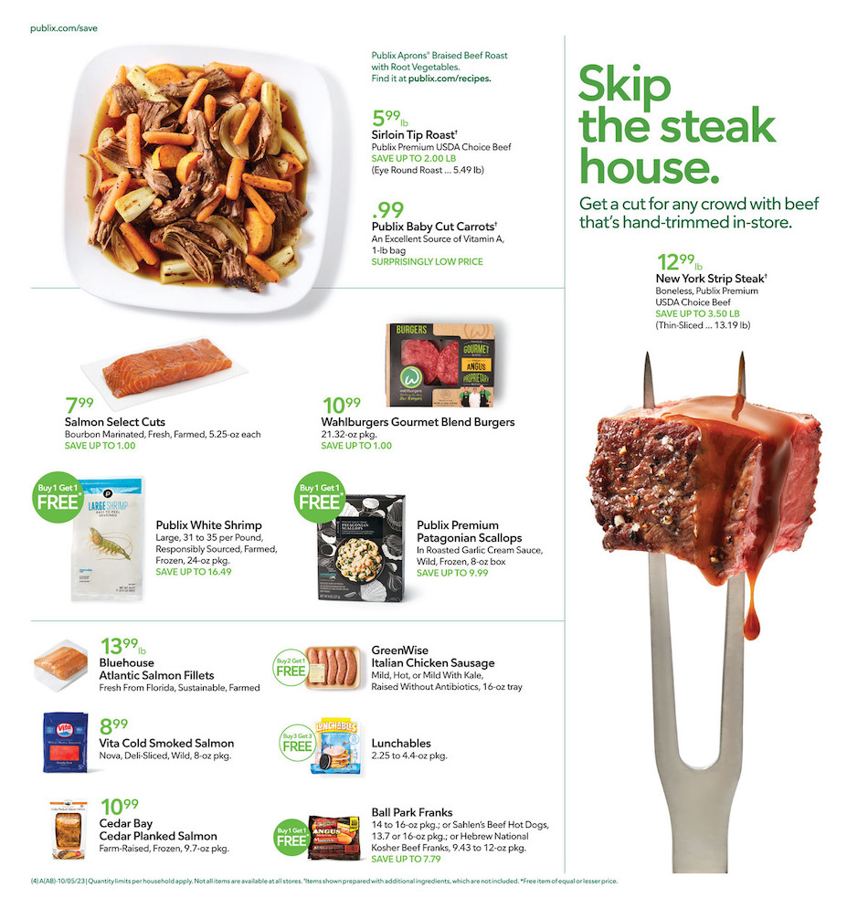 Publix Weekly Ad 4th – 10th October 2023 Page 4