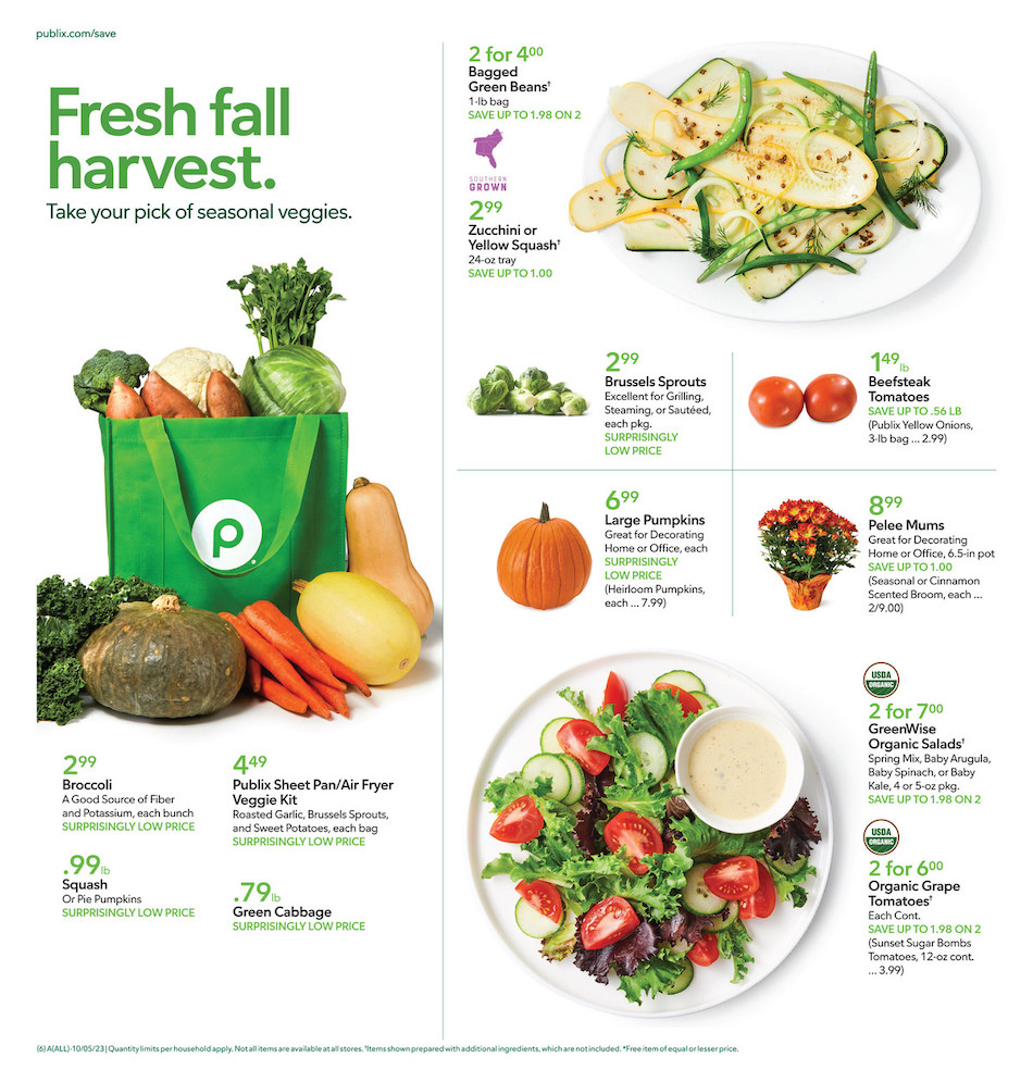 Publix Weekly Ad 4th – 10th October 2023 Page 6