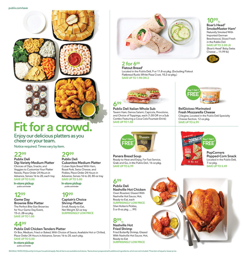Publix Weekly Ad 4th – 10th October 2023 Page 8