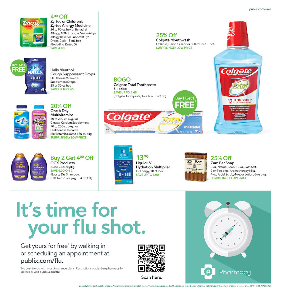 Publix Weekly Ad 13th – 19th September 2023 Page 13