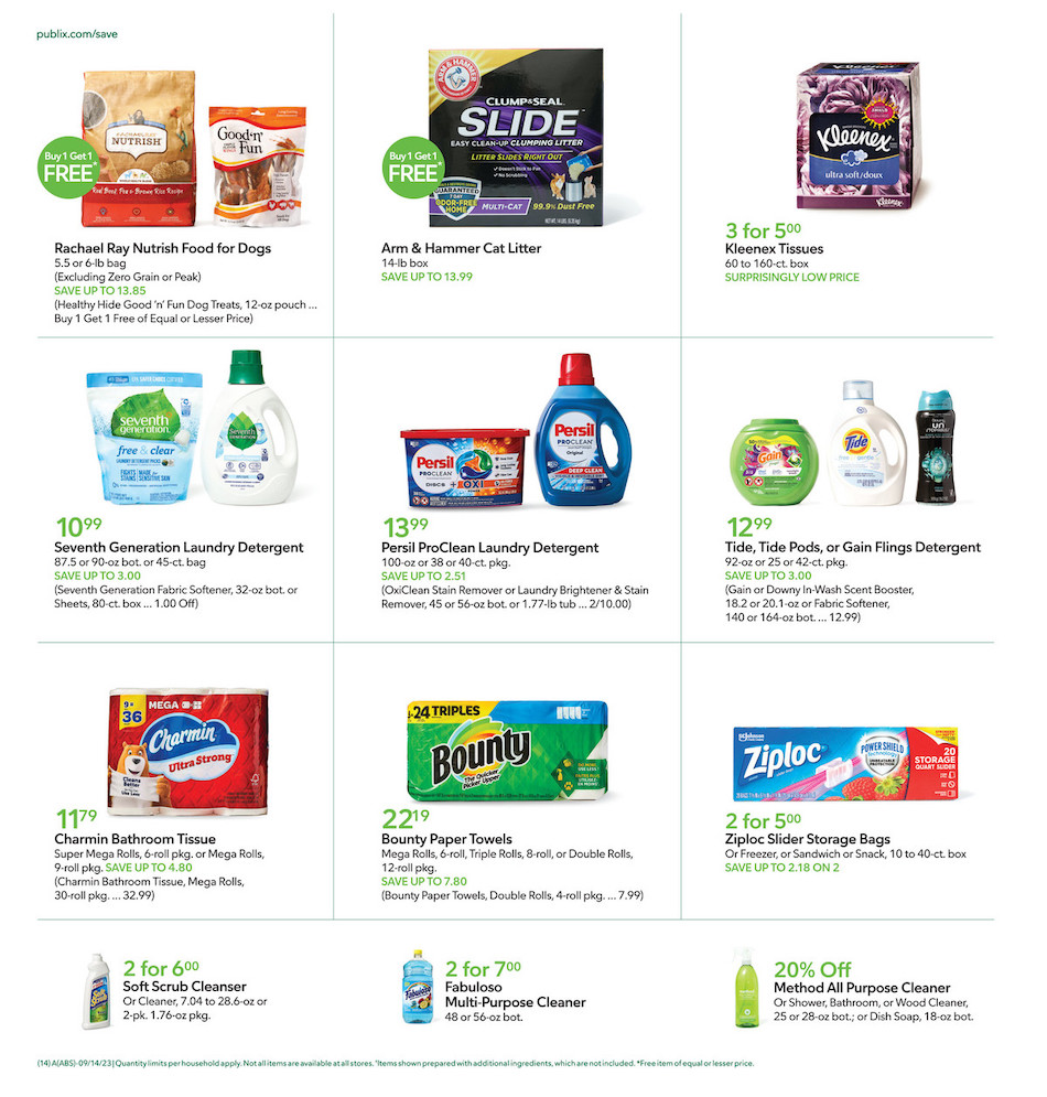 Publix Weekly Ad 13th – 19th September 2023 Page 14