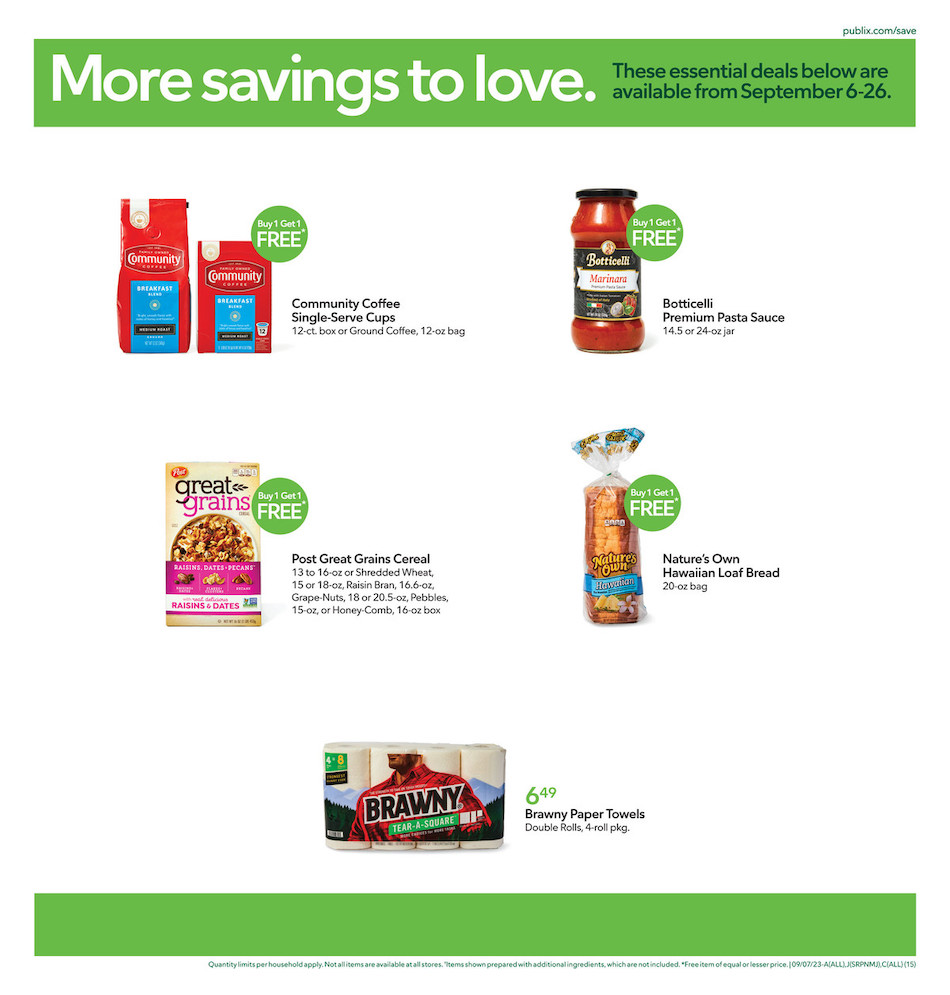 Publix Weekly Ad 13th – 19th September 2023 Page 17