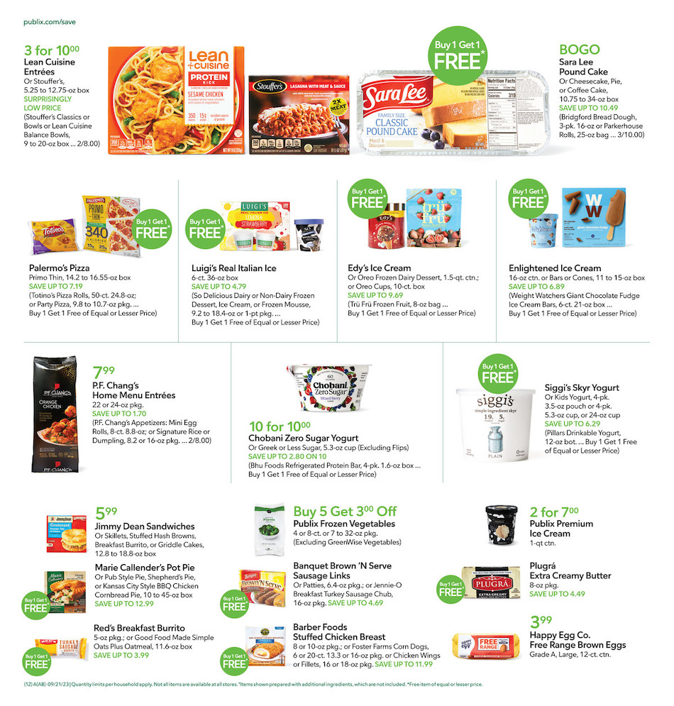 Publix Weekly ad 20th – 26th September 2023 Page 12