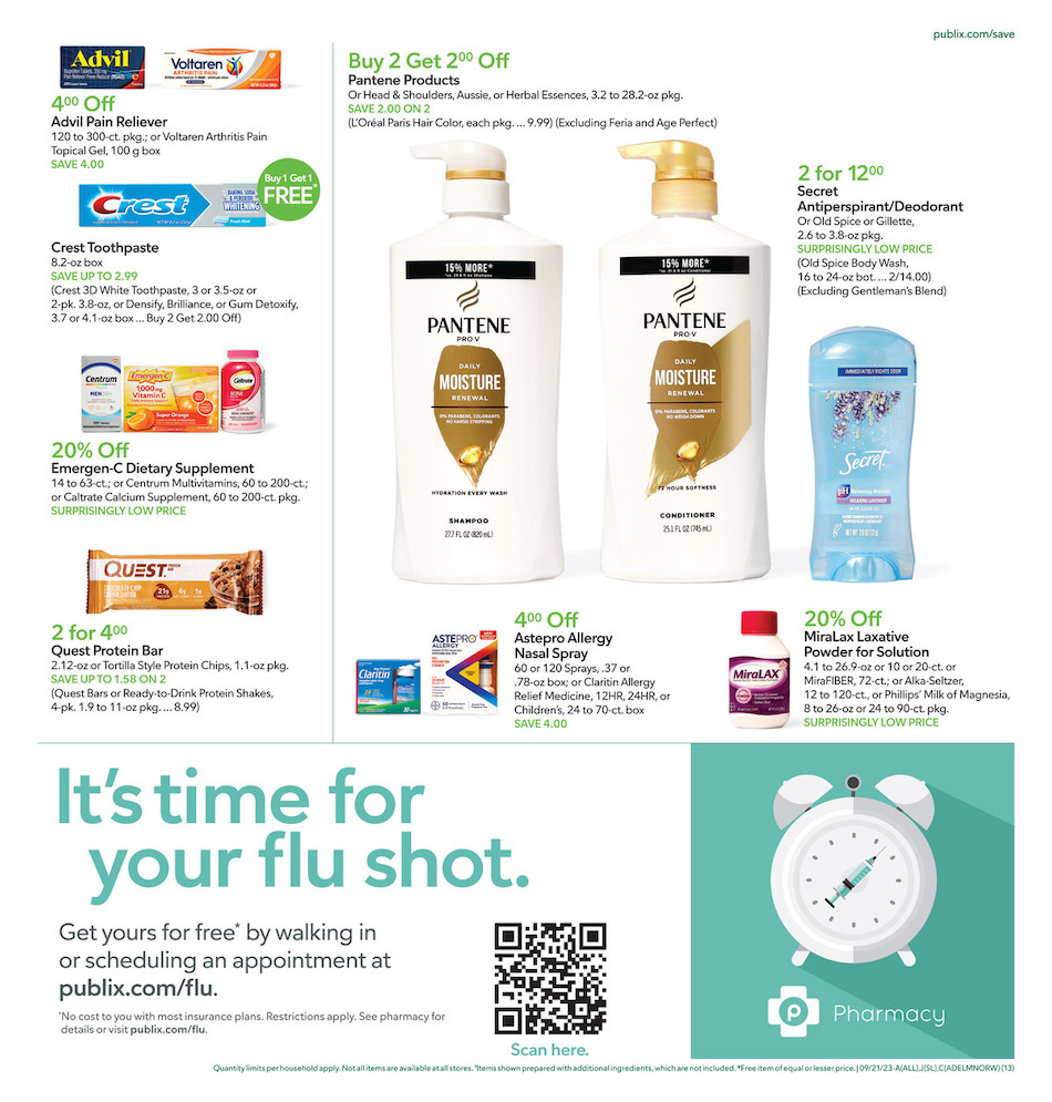 Publix Weekly ad 20th – 26th September 2023 Page 13