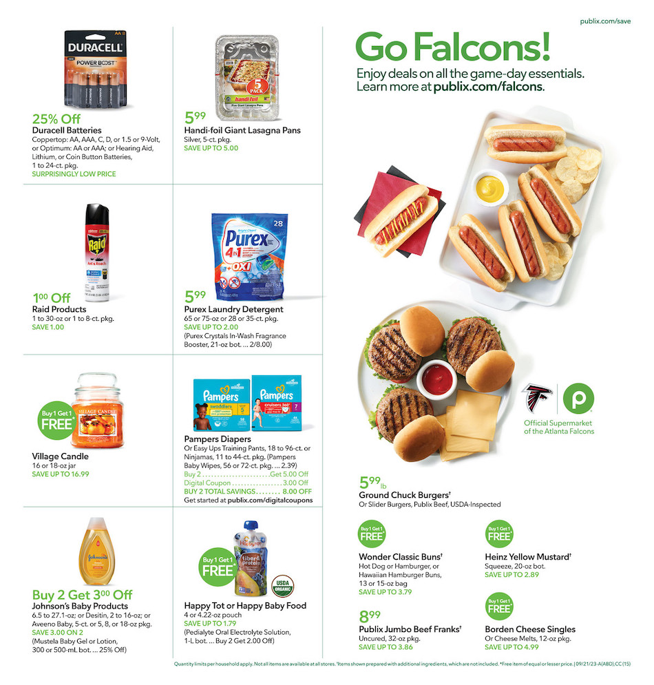 Publix Weekly ad 20th – 26th September 2023 Page 15