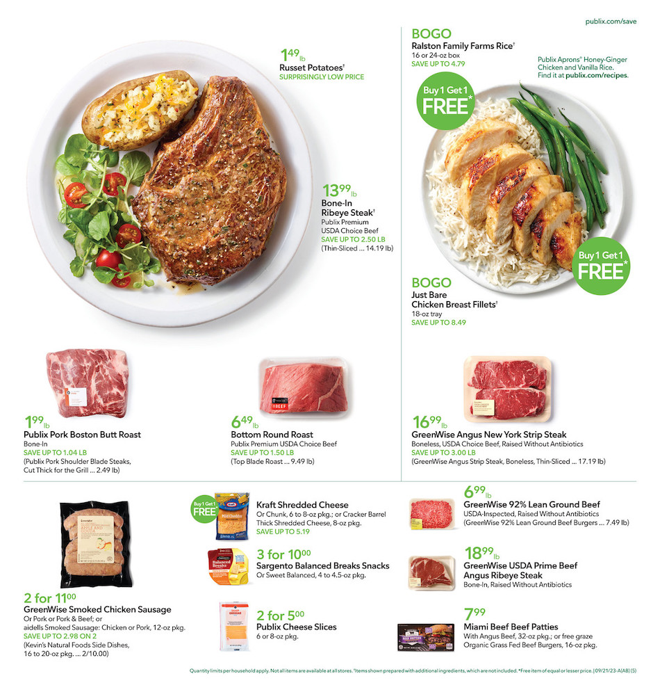 Publix Weekly ad 20th – 26th September 2023 Page 5