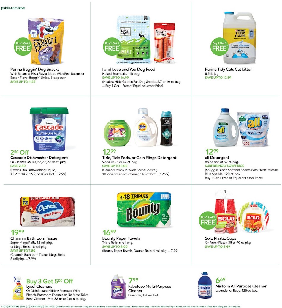 Publix Weekly Ad 27th September – 3rd October 2023 Page 14