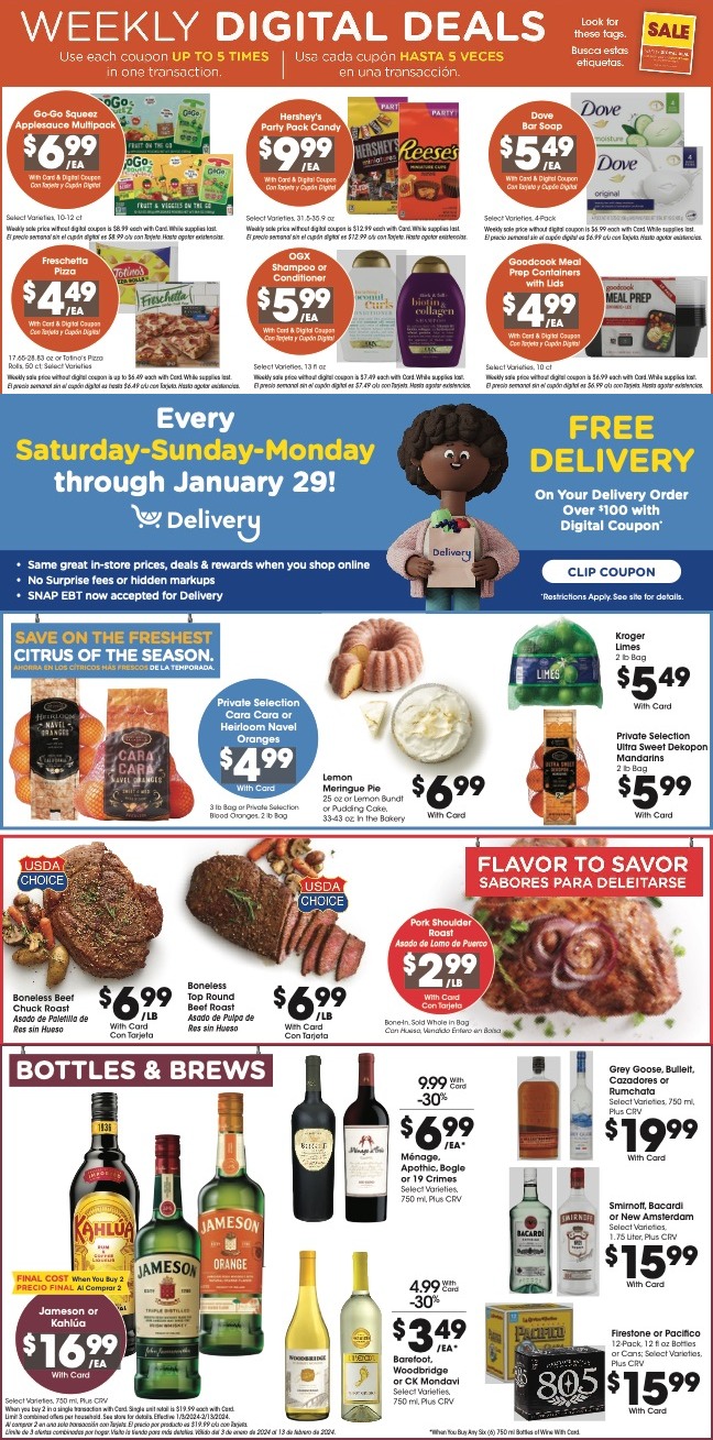 Ralphs Weekly Ad 10th – 16th January 2024 Page 3