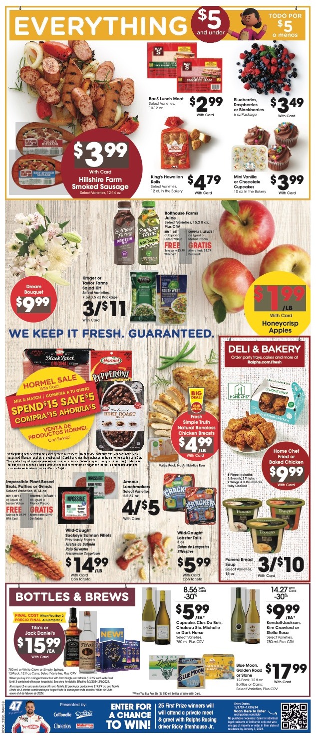 Ralphs Weekly Ad 10th – 16th January 2024 Page 7