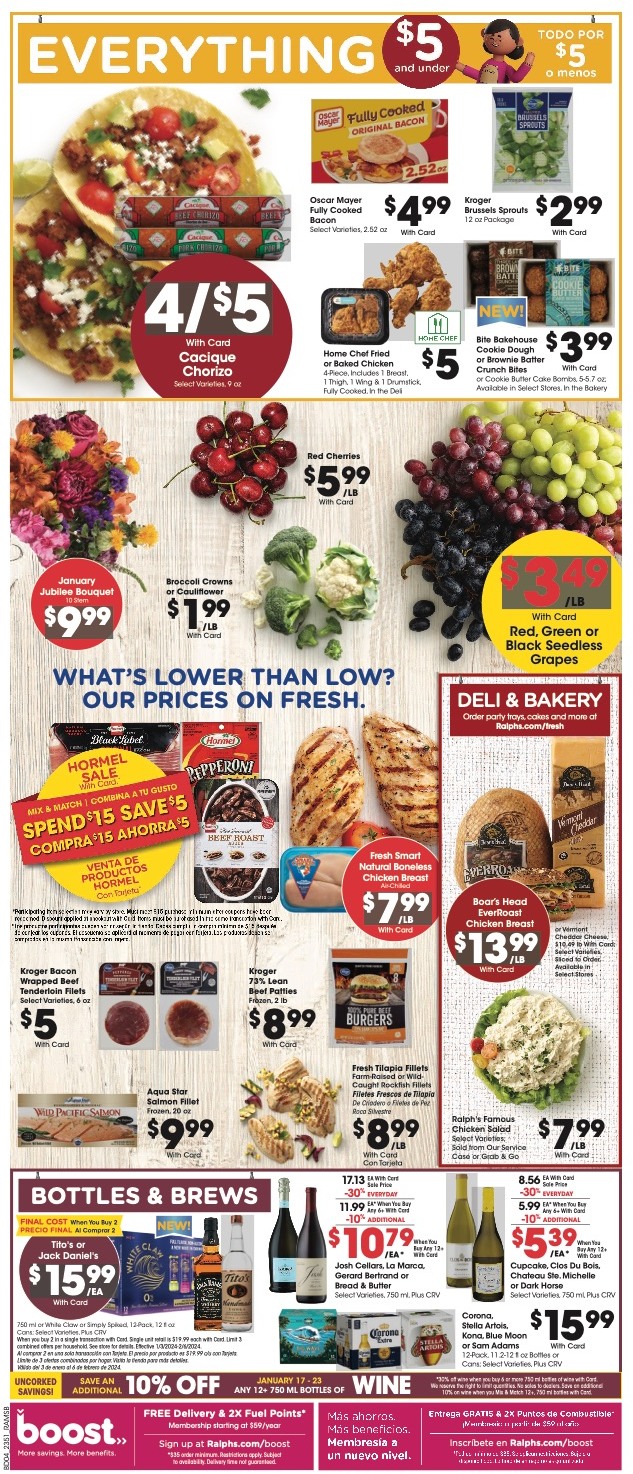 Ralphs Weekly Ad 17th – 23rd January 2024 Page 7