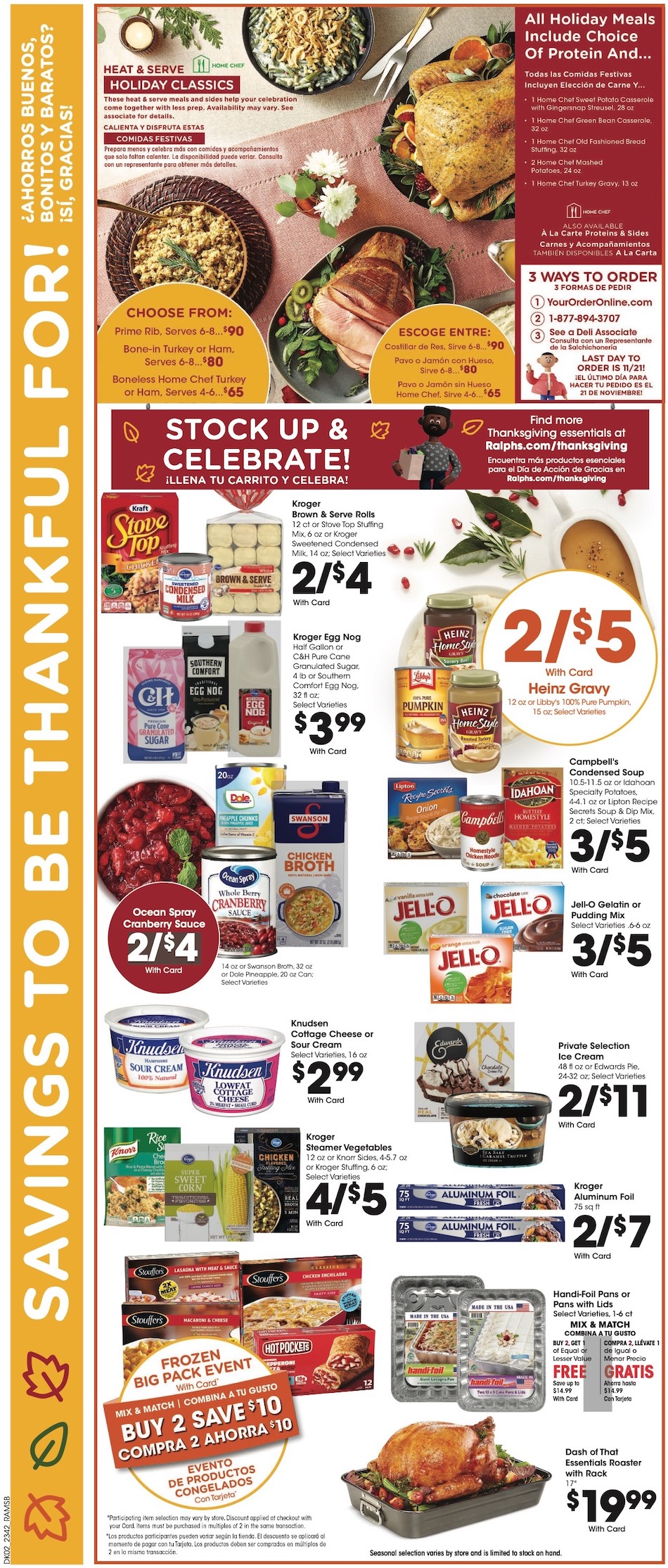 Ralphs Weekly Ad Thanksgiving 15th – 23rd November 2023 Page 5