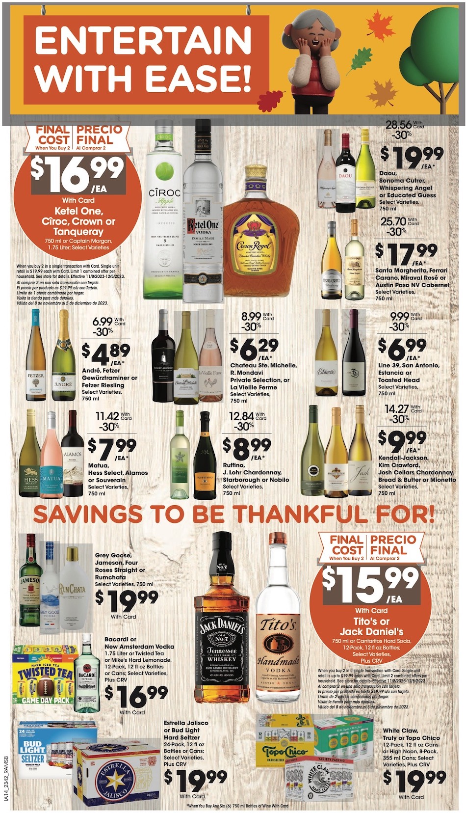 Ralphs Weekly Ad Thanksgiving 15th – 23rd November 2023 Page 9