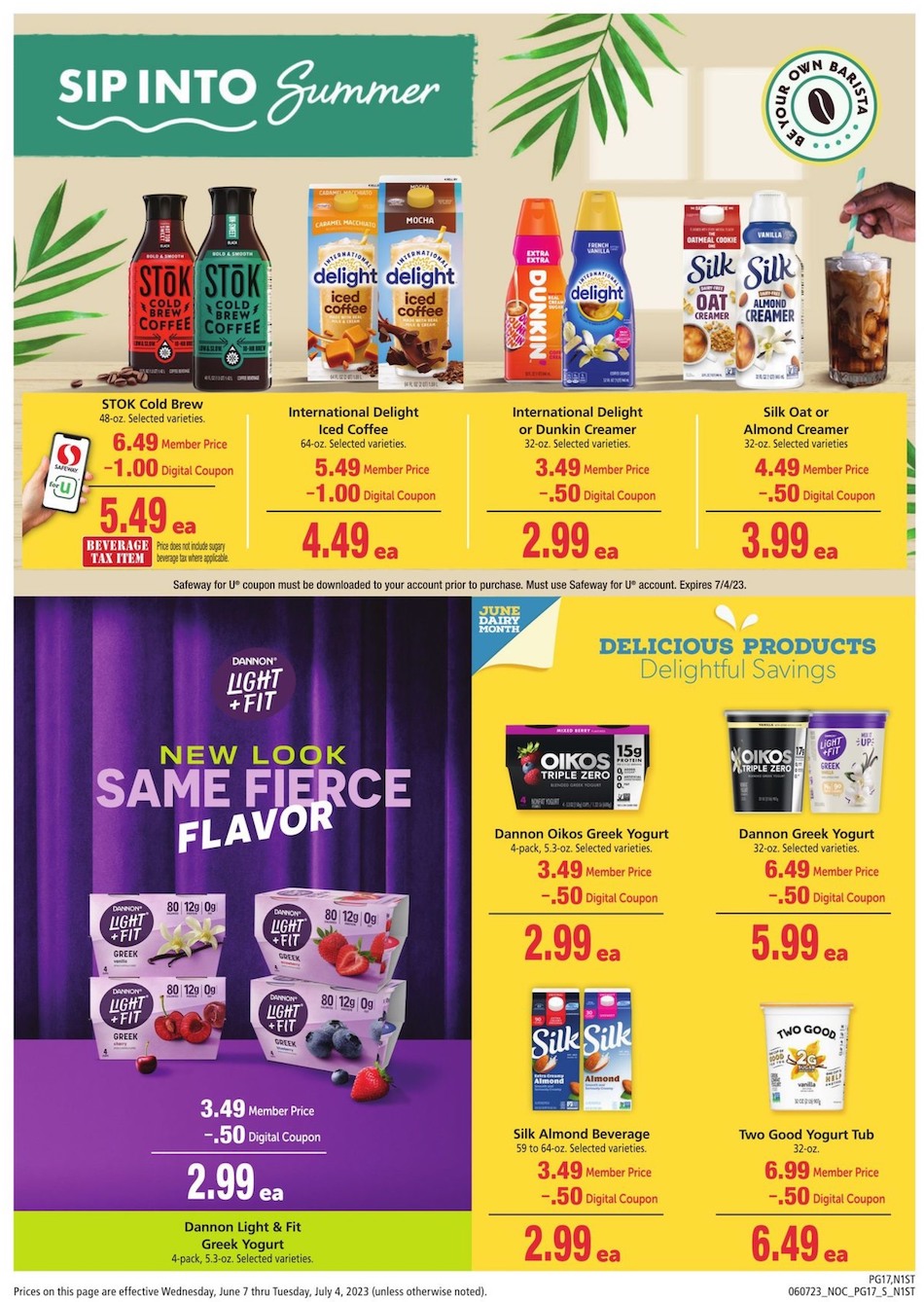 Safeway Ad Jun Big Book 7th – 4th July 2023 Page 17