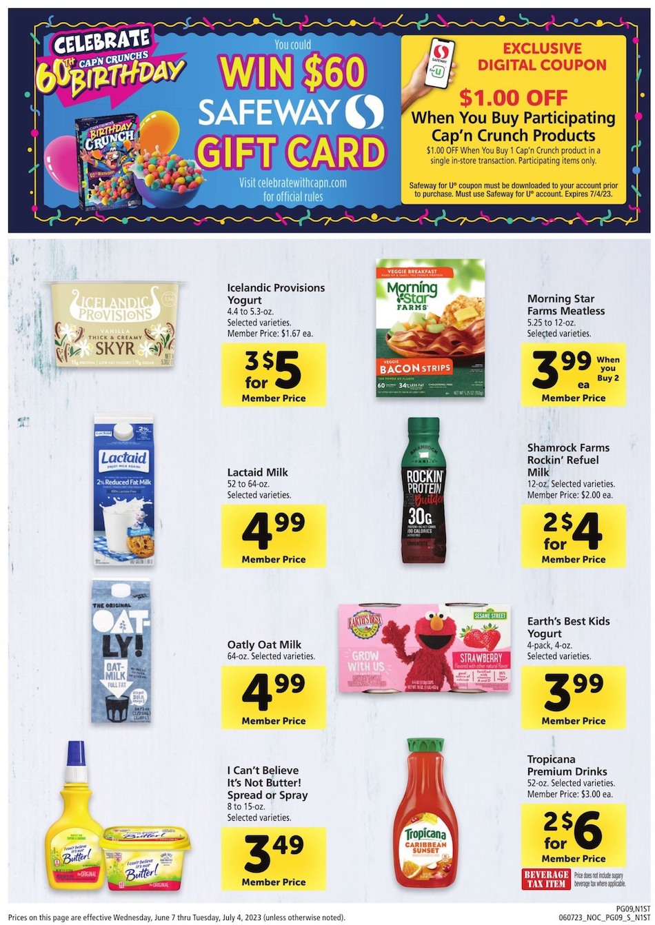 Safeway Ad Jun Big Book 7th – 4th July 2023 Page 9