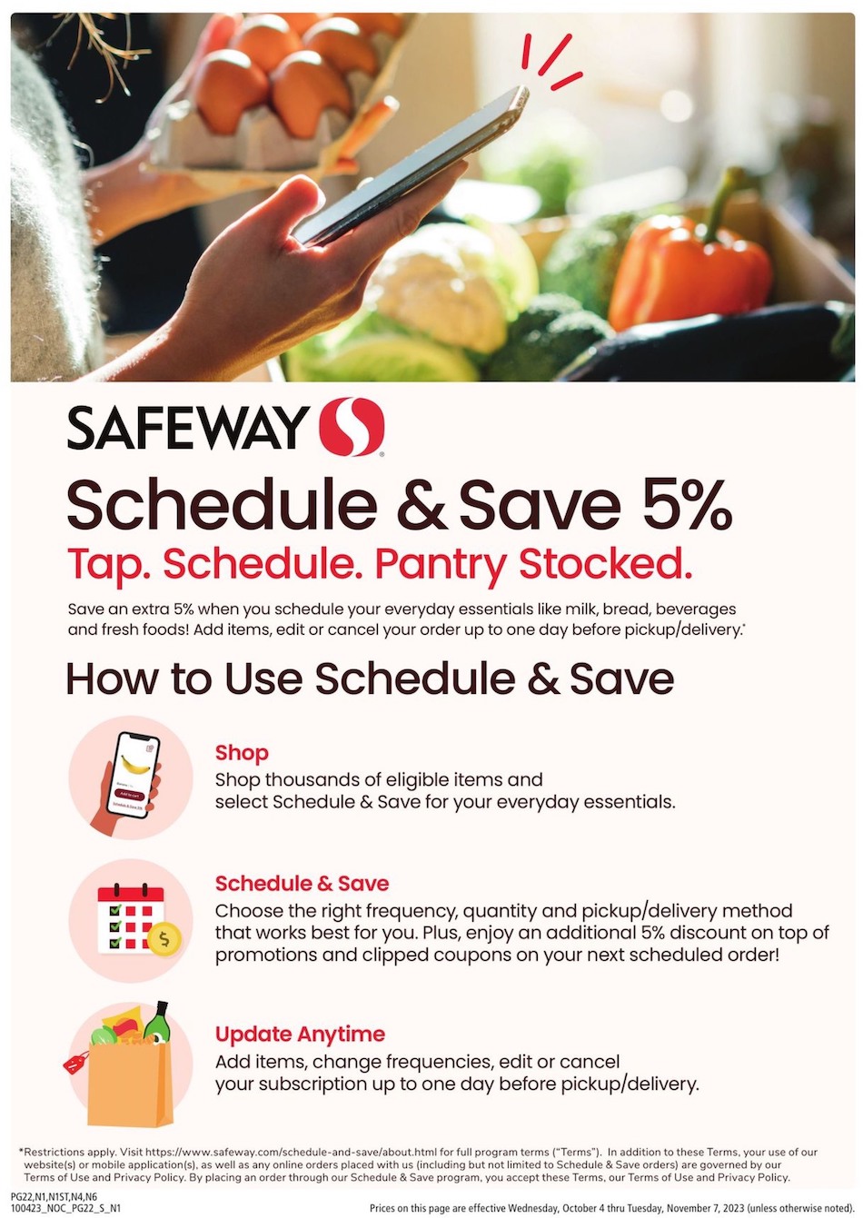 Safeway Ad Big Book 4th October – 7th November 2023 Page 22