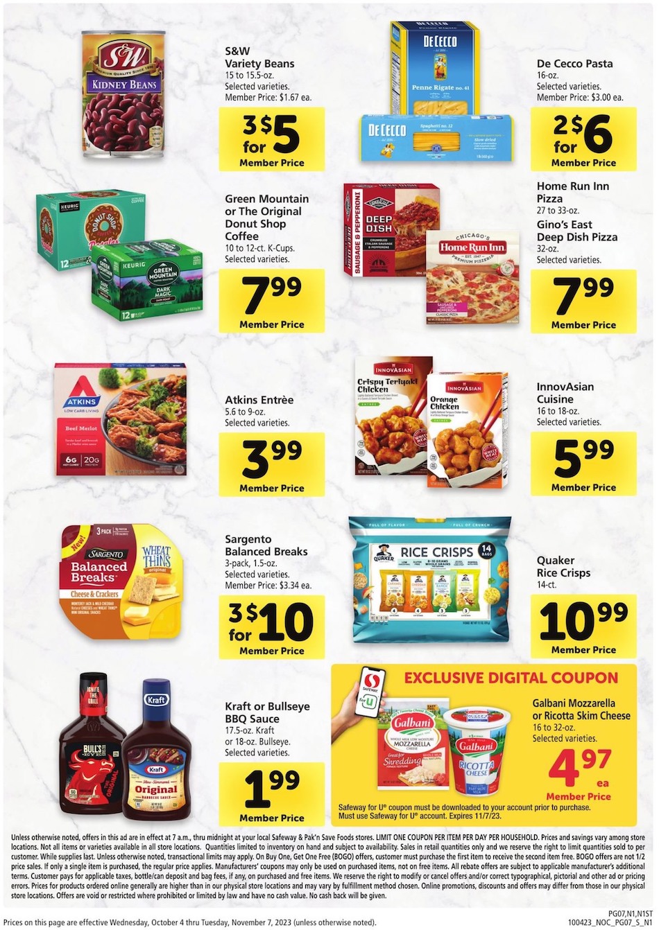 Safeway Ad Big Book 4th October – 7th November 2023 Page 7