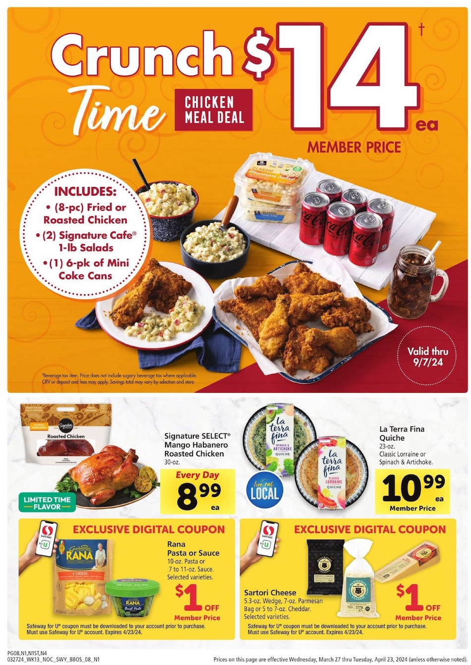 Safeway Ad Big Book of Savings 27th March – 23rd April 2024 Page 8