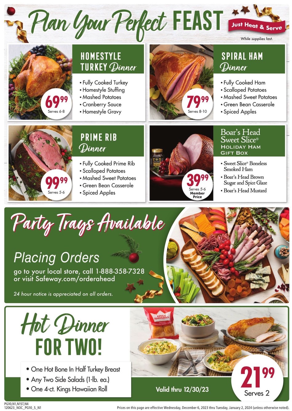 Safeway Ad Big Book of Savings 6th December – 2nd January 2024 Page 10
