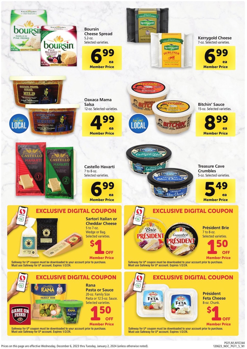 Safeway Ad Big Book of Savings 6th December – 2nd January 2024 Page 11