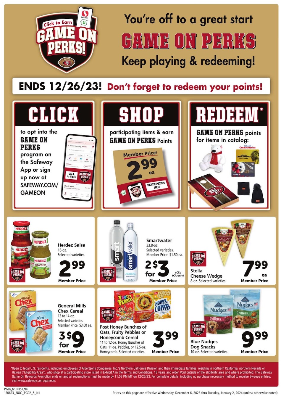 Safeway Ad Big Book of Savings 6th December – 2nd January 2024 Page 2