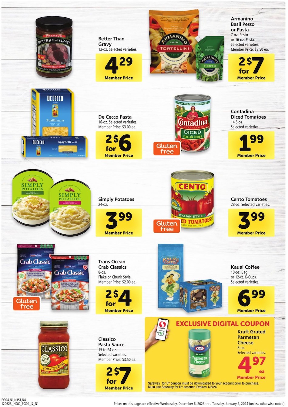 Safeway Ad Big Book of Savings 6th December – 2nd January 2024 Page 4