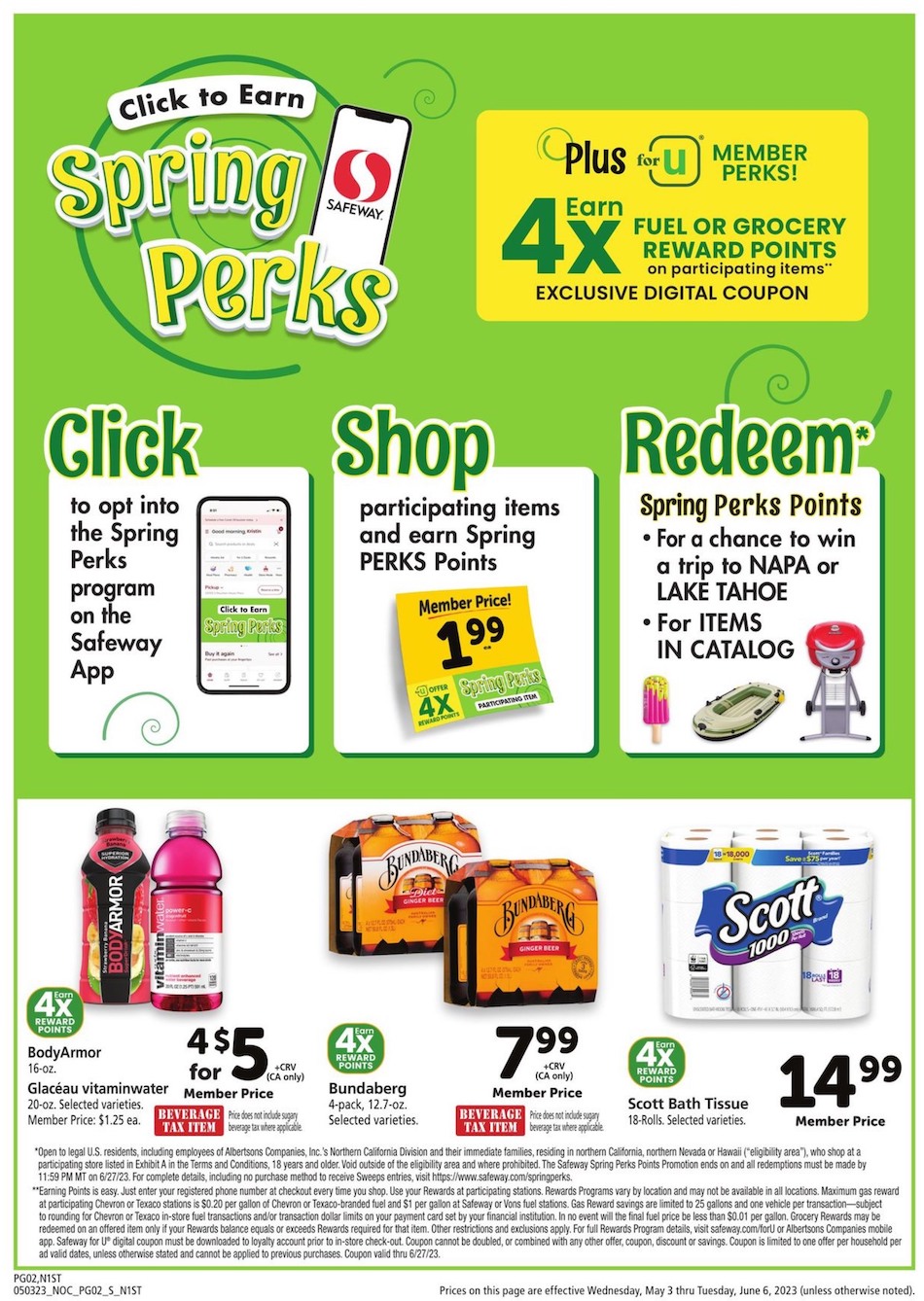 Safeway Ad Big Book Savings 3rd May – 3rd June 2023 Page 2