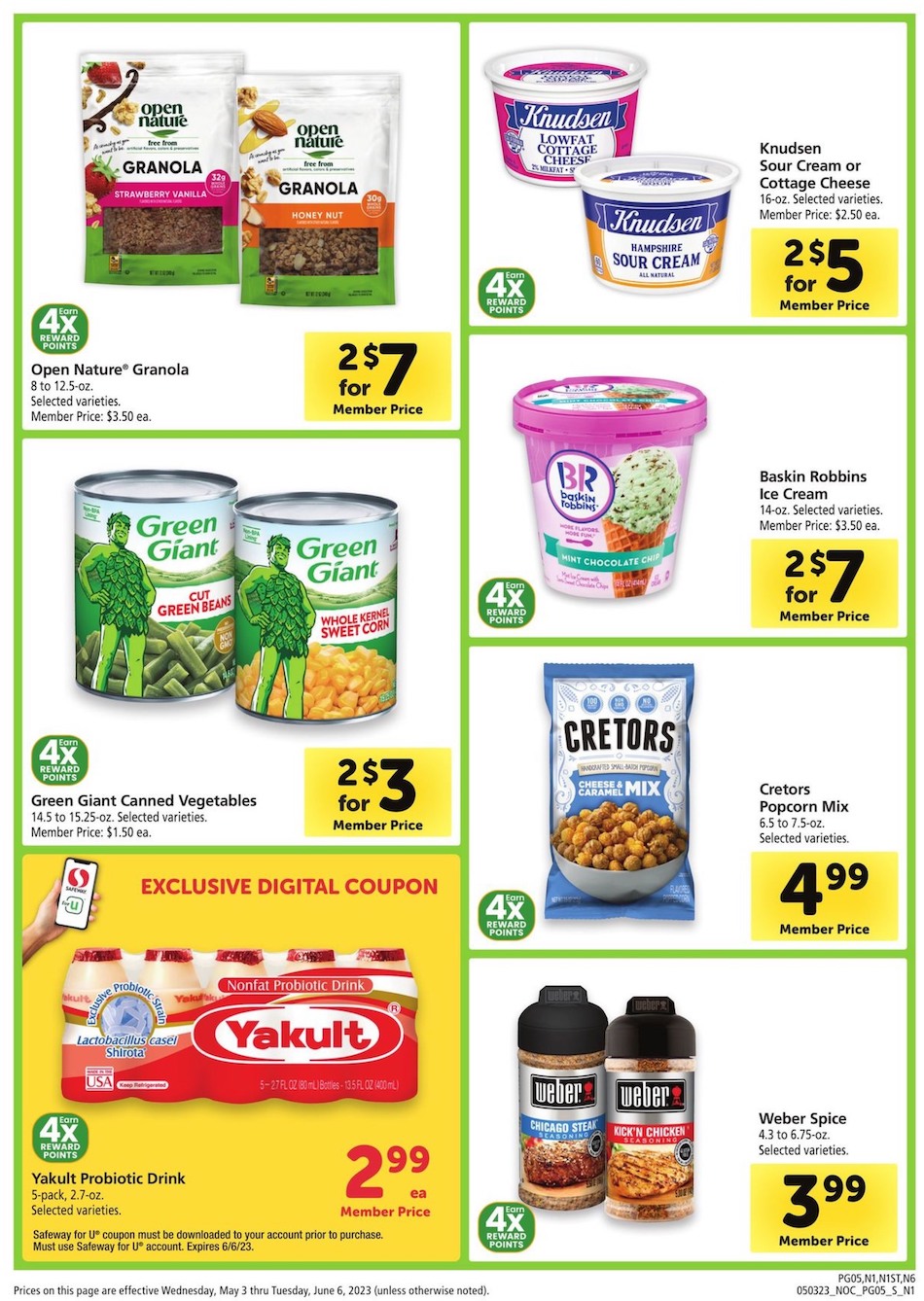 Safeway Ad Big Book Savings 3rd May – 3rd June 2023 Page 5