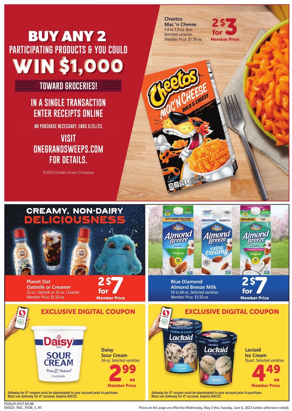 Safeway Ad Big Book Savings 3rd May – 3rd June 2023 Page 6