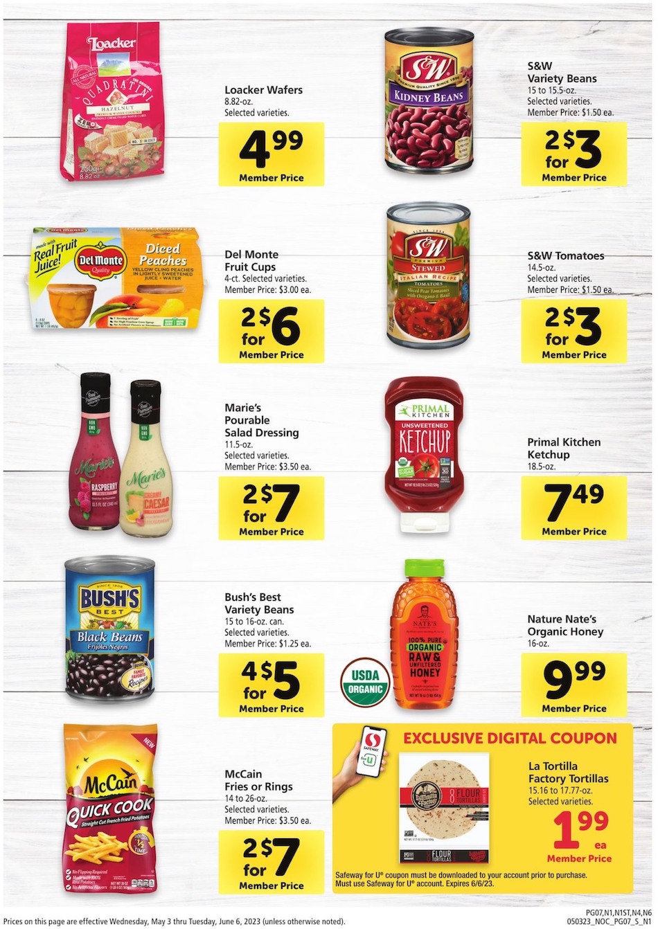 Safeway Ad Big Book Savings 3rd May – 3rd June 2023 Page 7