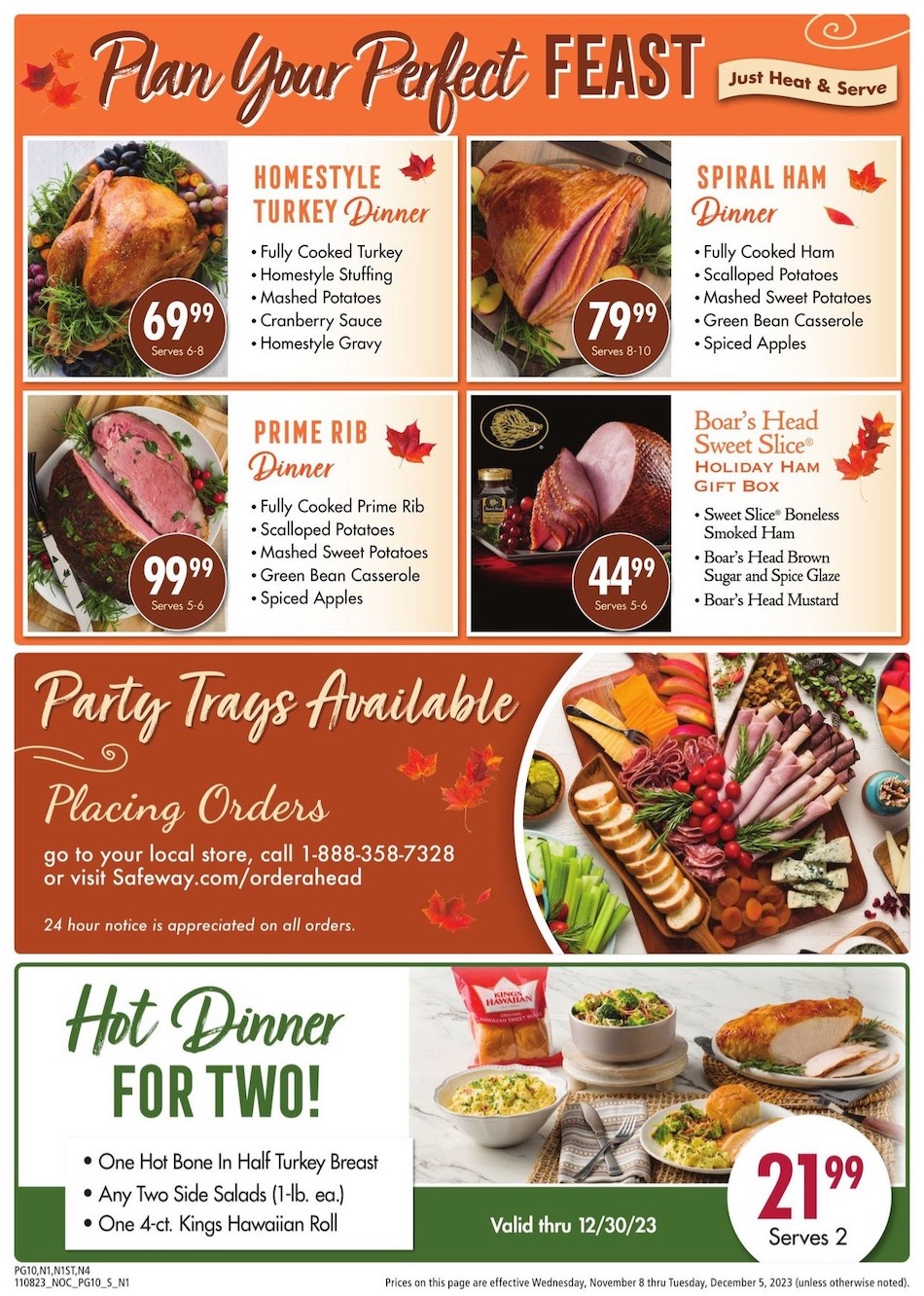 Safeway Ad Big Book Savings 8th November – 5th December 2023 Page 10